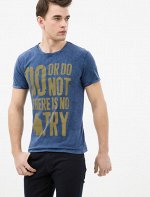 Boat Neck T-Shirt Indigo