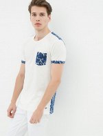 Ethnic Patterned T-Shirt White