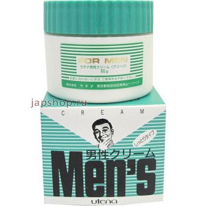 "UTENA" "Men's" Увлажняющий крем после бритья для сухой и чувствительной кожи с хлорофилом 60гр 1/72