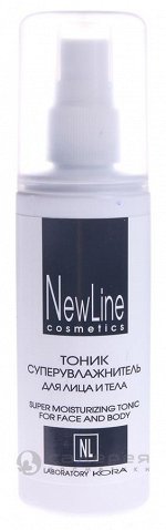 Тоник суперувлажнитель с лимфодренажным эффектом для лица и тела 100мл, NEW LINE PROFESSIONAL