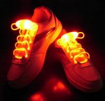 Led шнурки красные