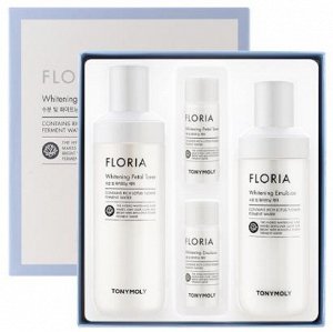 Набор Тоник 180ml+Эмульсия 160ml Floria Whitening Set