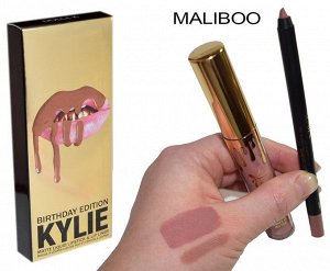 МАТОВЫЙ БЛЕСК KYLIE + КАРАНДАШ ДЛЯ ГУБ, MALIBOO - 2В1 NEW