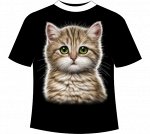 Подростковая футболка Котенок