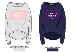 T-SHIRTS фиолетовая DKNY размер до 44 (дешевле СП)