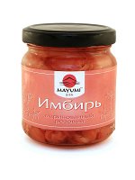 Имбирь маринованный розовый MAYUMI стекл/банка, 190гр