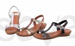 XUSANDALIA 1083 БОСОНОЖКИ ЖЕН. НАТ. КОЖА