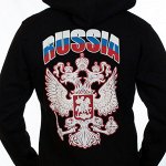 Толстовка «Россия» чёрная