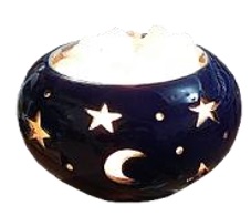 Соляной светильник "Звездная ночь" (керамика) 2-3кг