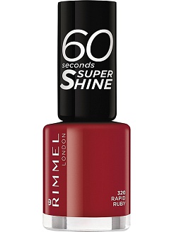 Rimmel Лак Для Ногтей 60 Seconds Re-lanch Ж Товар 320 тон (rapid ruby)