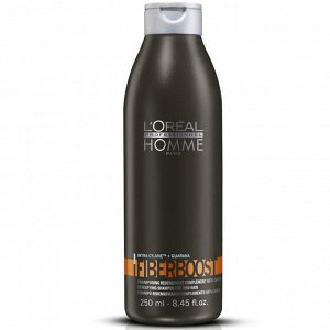 Loreal Professional Homme Fiberboost Densifying Shampoo for Thin Hair Укрепляющий шампунь для тонких волос, профилактика выпаден