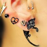 Сережка &quot;Кошка&quot;