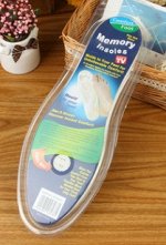 Стельки с памятью Memory Insoles. Принимают и &quot;запоминают&quot; форму стопы. Подходят под любую обувь. Могут использоваться как мужчи