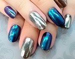 зеркальная втирка для ногтей