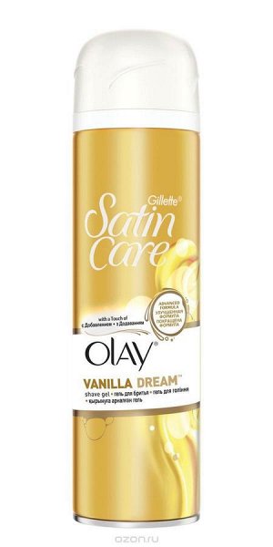 GILLETTE Satin Care Гель для бритья Olay Vanilla Dream 200мл