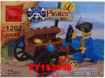 1202 конструктор Pirates, 25 дет., в коробке 153958