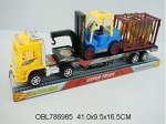863-18 грузовик-трейлер + погрузчик, п/блистером 869855