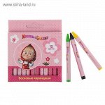 29096 Карандаши восковые Маша и медведь