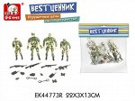 52-7 набор солдатов,4 шт в пакете 596732