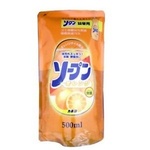 Жидкость для мытья посуды "Kaneyo - сладкий апельсин", 500 мл (сменная упаковка)