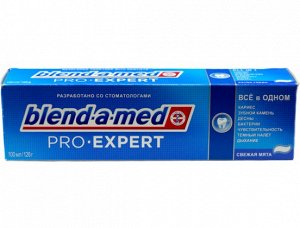 BLEND_A_MED Зубная паста ProExpert Глубокая бережная чистка Ледяная мята 100мл ПрепакКороб