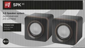 Колонки SPK 2.0 Defender 33 Black USB (2х2.5W RMS), box-100 65633