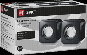 Колонки SPK 2.0 Defender 35 Black USB (2х2.5W RMS), box-100 65635