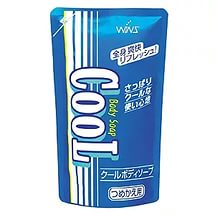 Охлаждающее мыло для тела "Wins Cool body soap" с ментолом и ароматом мяты для мужчин и женщин (мягкая упаковка) 400 мл/20