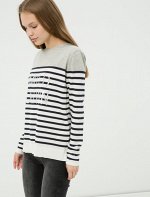 Striped Jumper Navy Striped