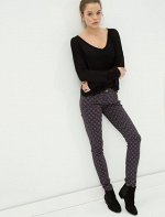 Patterned Trousers Red