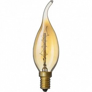 Лампа свеча дизайна "Винтаж" есть 7 штук 