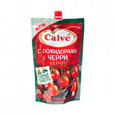 Кетчуп Calve " С помидорами черри" в дойпаке 0,35 кг 1х28 шт Юнилевер