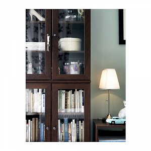 IKEA ОРСТИД Лампа настольная, никелированный, белый