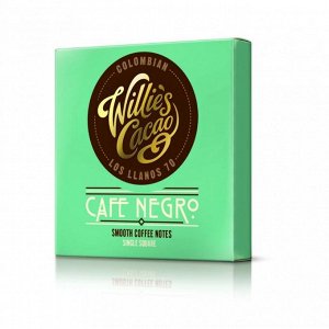 Шоколад Colombian CAFÉ NEGRO черный, с кофе, 70%,
