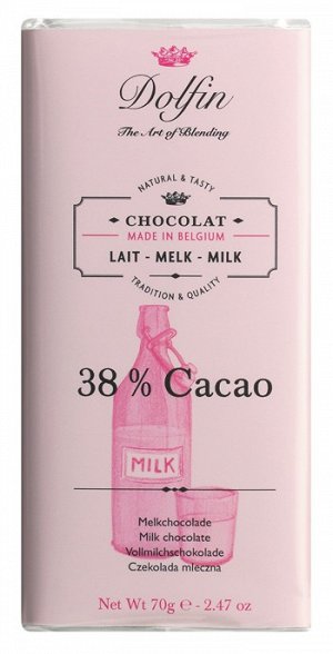 Chocolat au lait 38% de cacao