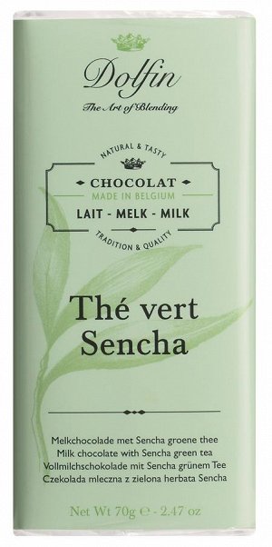 Chocolat au lait au thé vert Sencha