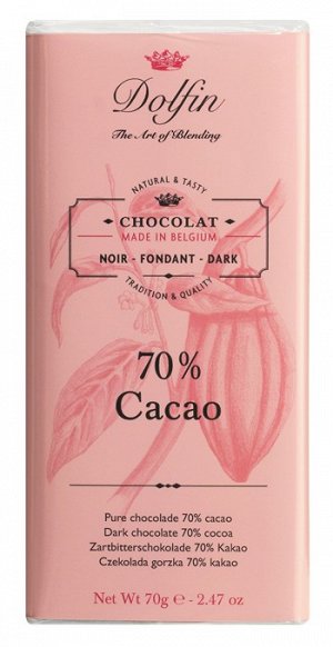 Chocolat noir 70% de cacao