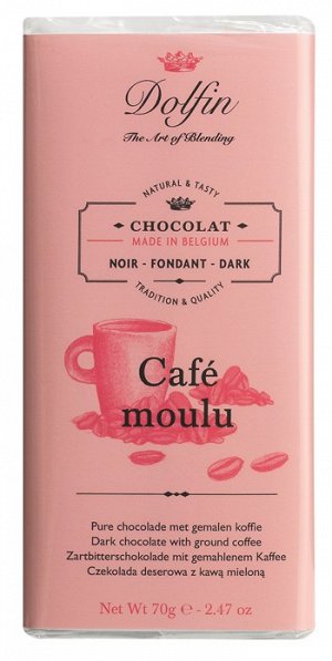 Chocolat noir au café moulu