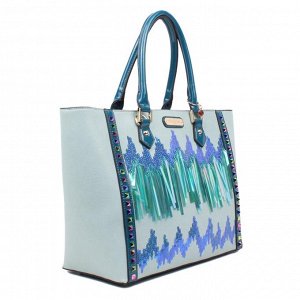 Delilah sequin fringe tote bag