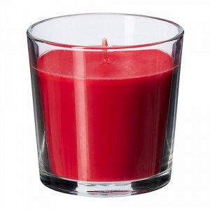 СИНЛИГ
Ароматическая свеча в стакане, Сладкие ягоды красный, красный