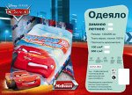 529236/2 Одеяло 1,5сп(Тачки на красном)140*205 зима