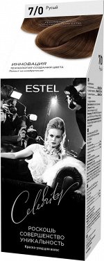 7/0 краска-уход для волос &quot;ESTEL CELEBRITY&quot;, тон русый