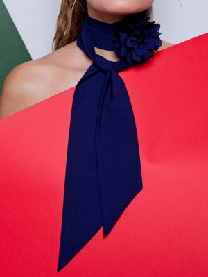 Трансильвания шарф-ожерелье т.синий