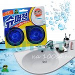 Очищающая таблетка для унитаза  Sandokkaebi Super Chang, 40 г*2 шт.