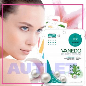 All New Cosmetic Vanedo Beauty Friends Стимулирующая кожу маска для лица с эссенцией полыни обыкновенной 25 гр