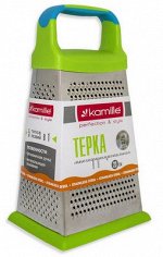Терка 4-гранная (нержавеющая сталь, 22см) Kamille Польша