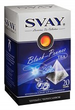 Чай Svay Black- Чернослив пирамидки 20 пир. 1\12