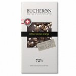 Шоколад&quot;BUCHERON&quot;72%(зерна кофе и апел)картон 1\10