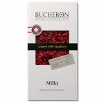Шоколад&quot;BUCHERON&quot;молочный(Малина) картон 100г 1\10