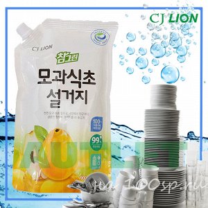 CJ Lion Средство для мытья посуды Chamgreen С айвой, мягкая упаковка, 860 мл